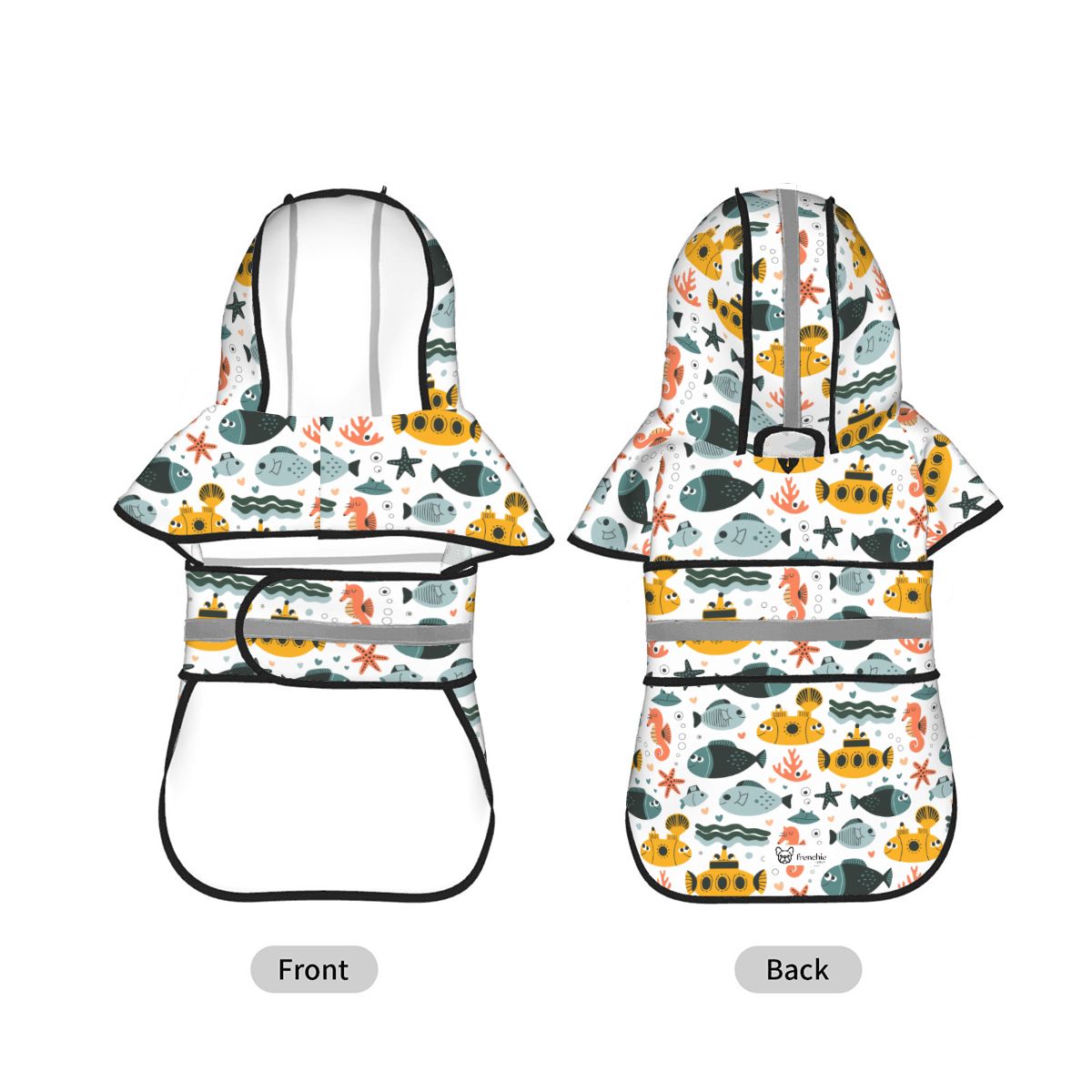 Ruby - Reflective Frenchie Poncho