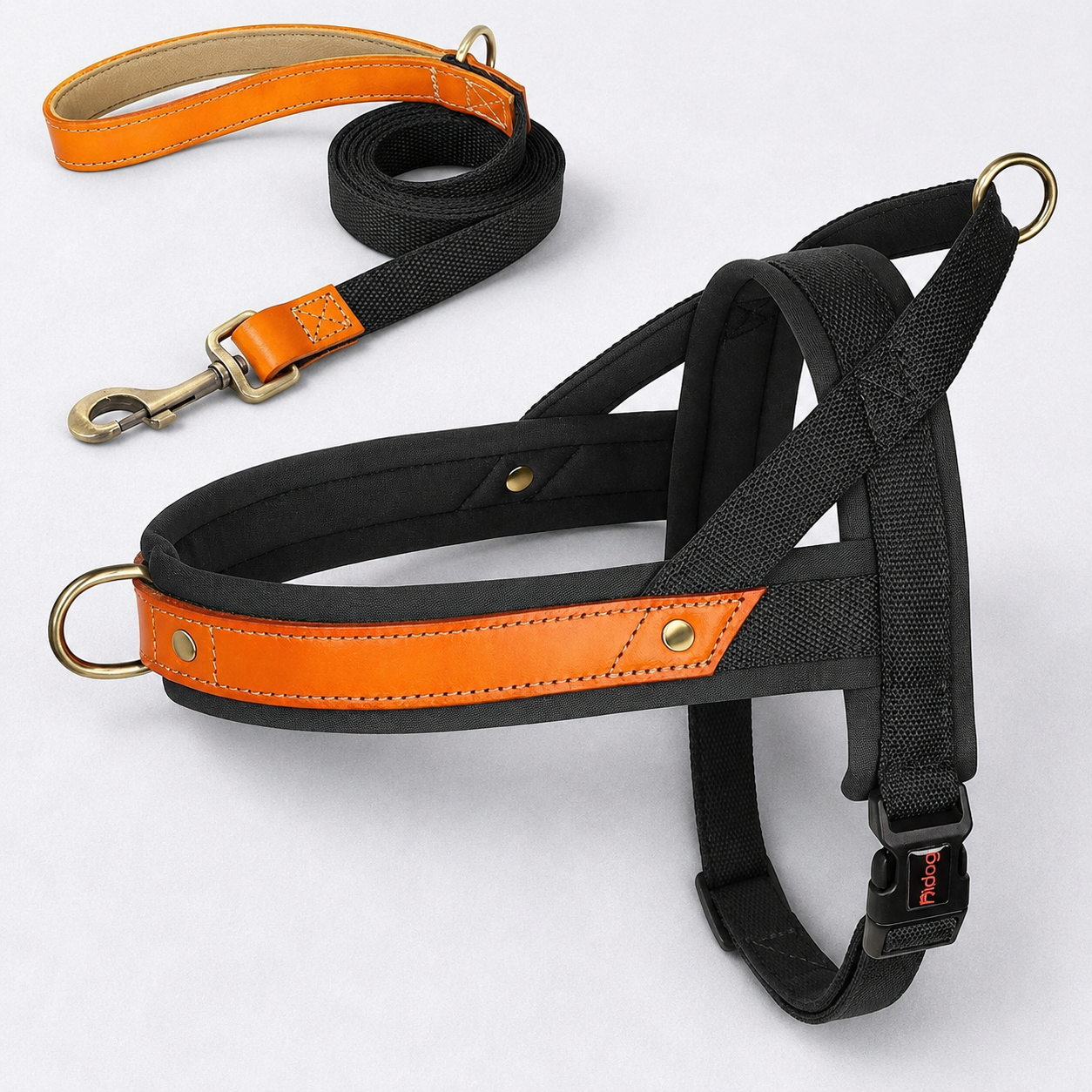 French Bulldog No Pull Collar Harness Leash Set (WS0223)