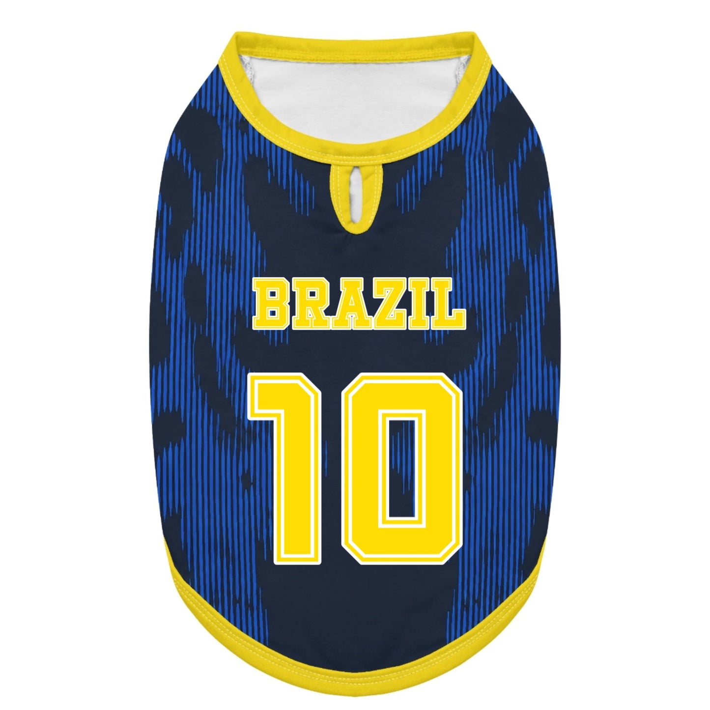 Personalized brazil away - jerseys for Frenchies