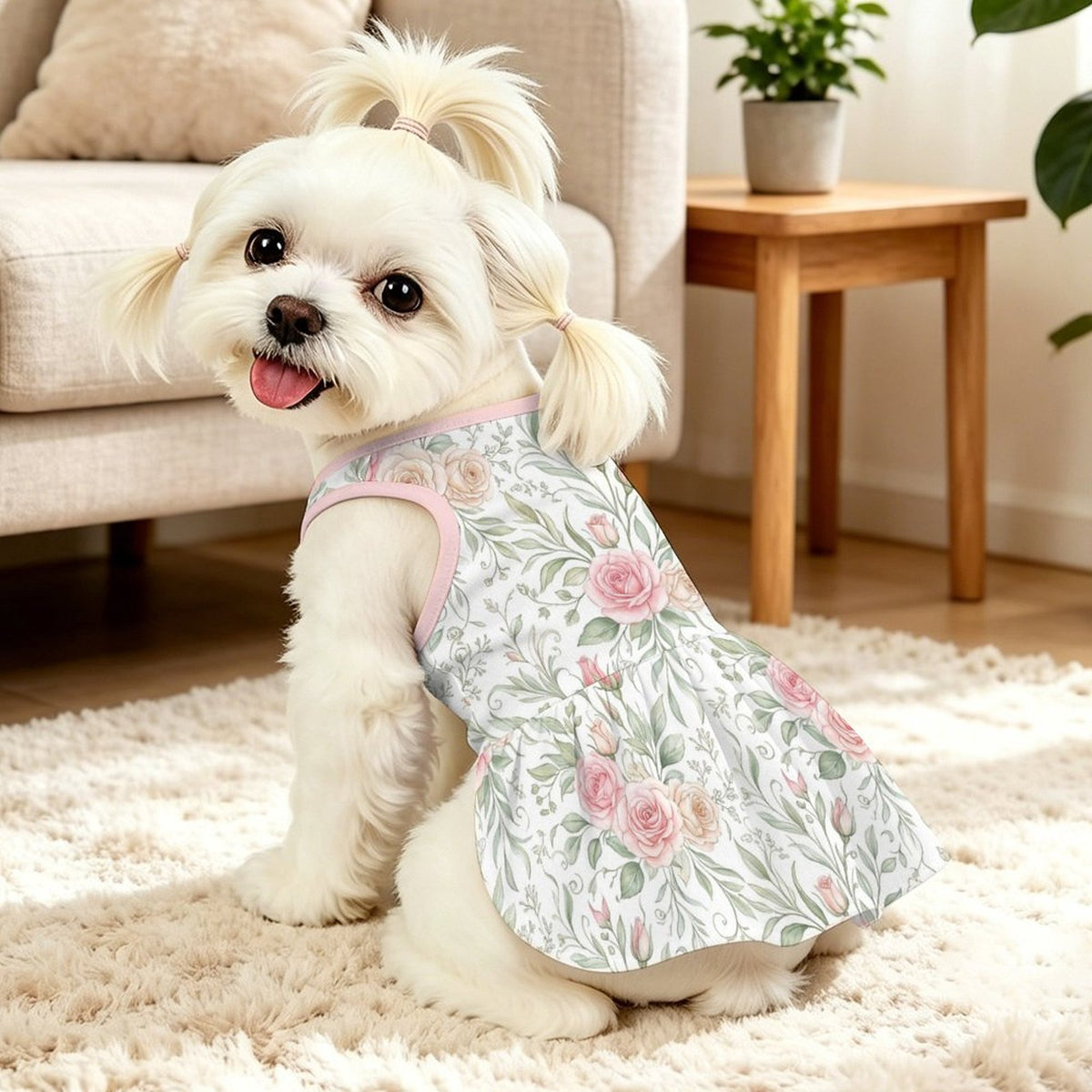 Pet Ruffle Dress(All-Over Printing)