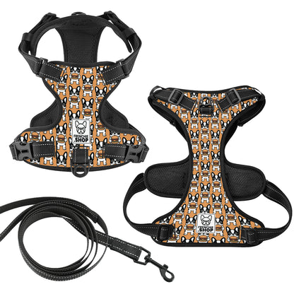 Jenny -  No-Pull French Bulldog Dog Harness