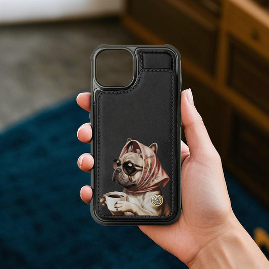 Winnie - Leather Wallet Case for for iPhone & Samsung