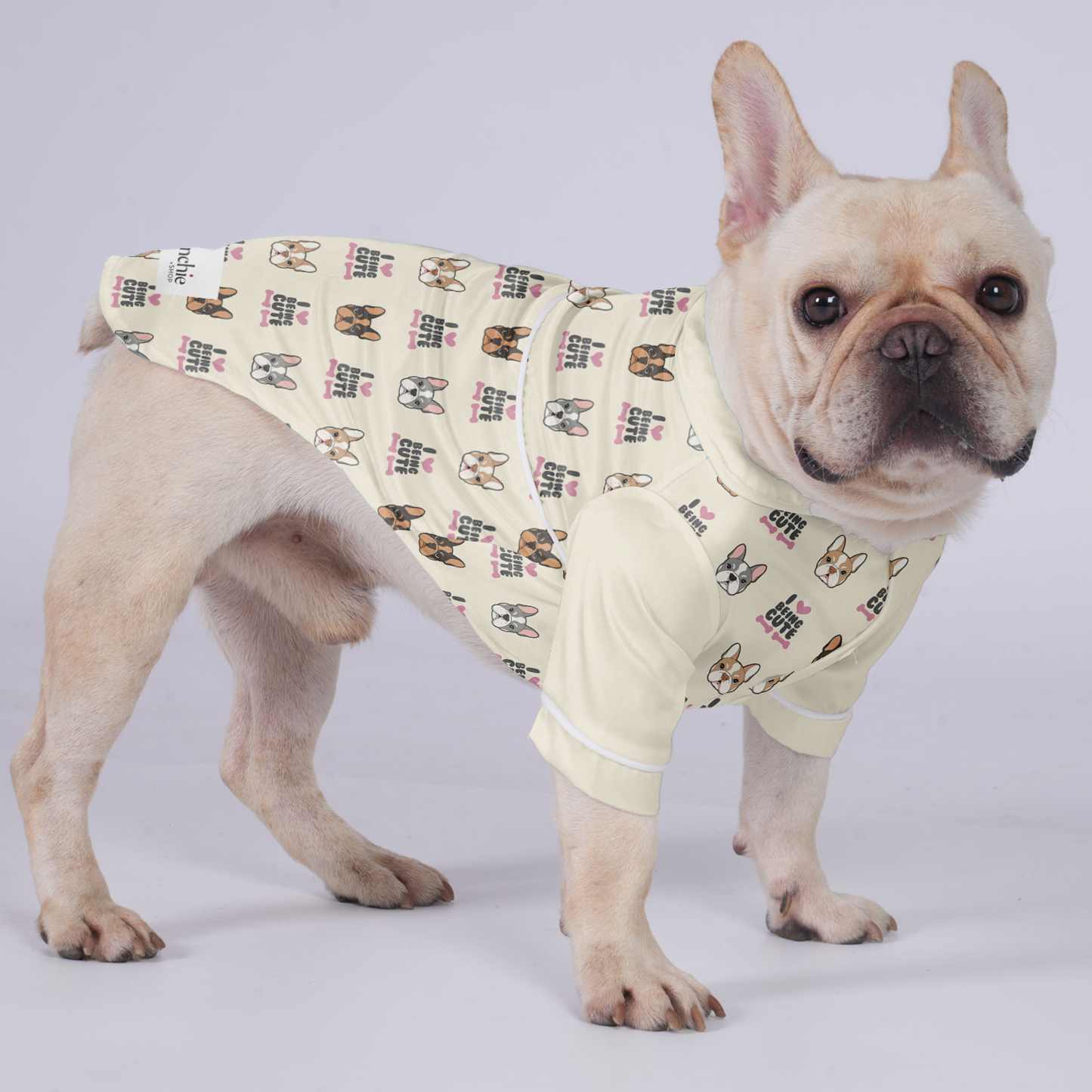 AllOver Print Small Pet Pajamas frenchie Shop
