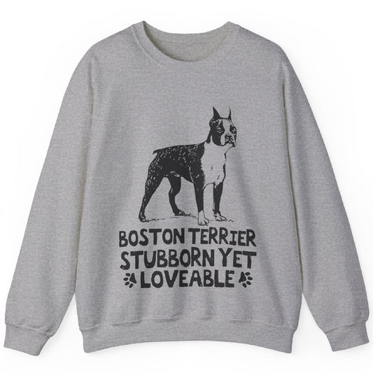 Bruiser  - Unisex Sweatshirt for Boston Terrier lovers