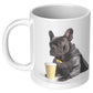 Alluring Frenchie-Themed Ceramic Coffee Mug