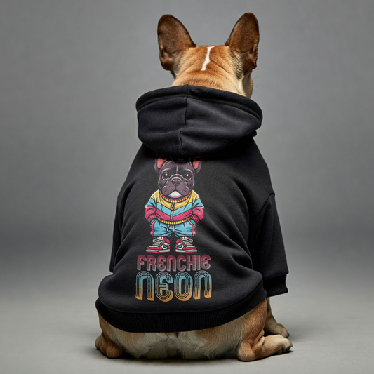 Frenchie Neon - Personalized French Bulldog Hoodies with Funny Quotes – Stylish, Cozy, and Premium 100% Cotton