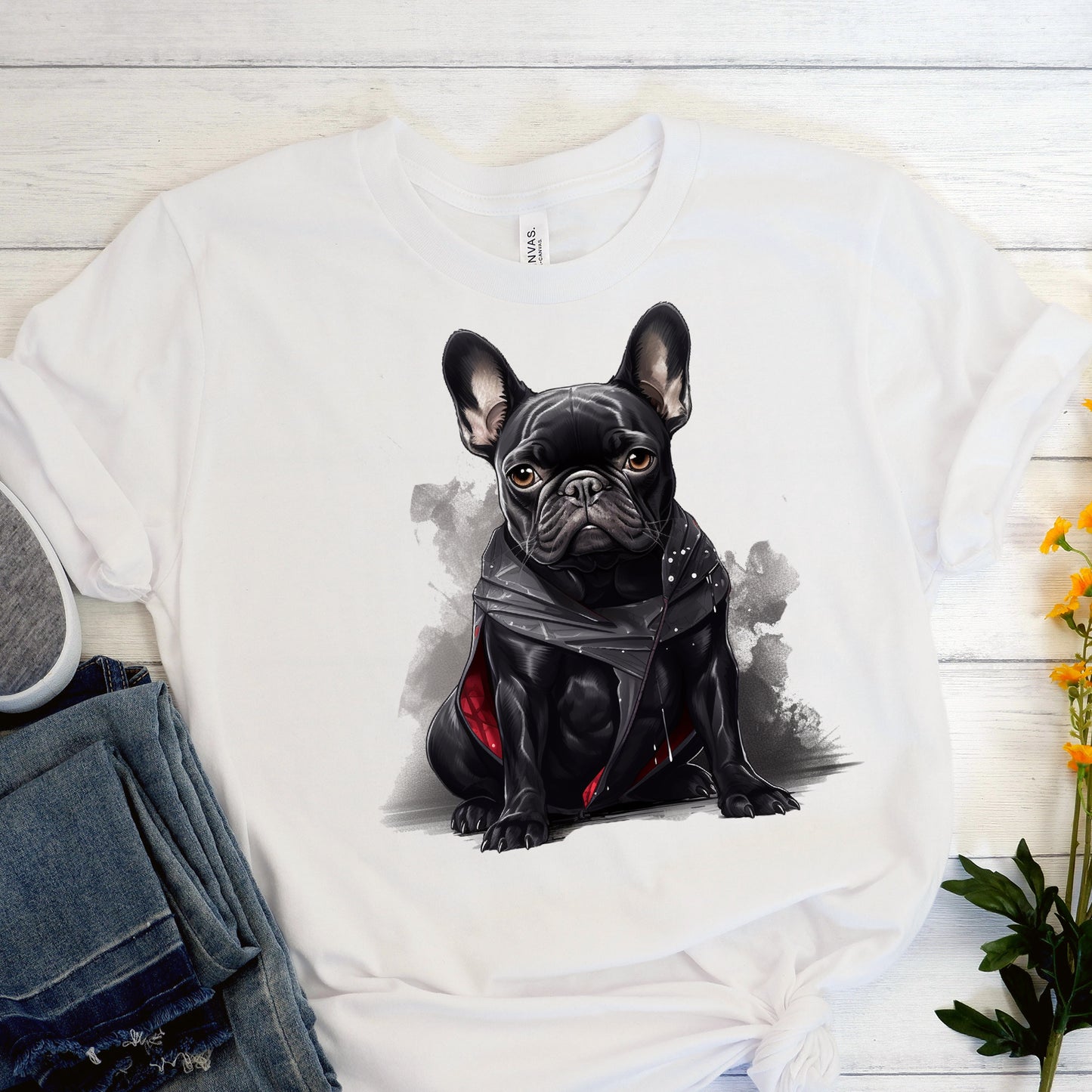 Frenchie Love Unisex T-Shirt - The Ultimate Fashion Statement for Dog Enthusiasts