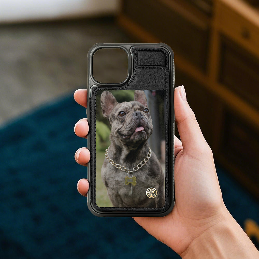 Lula - Personalized  Leather Wallet Case for for iPhone & Samsung