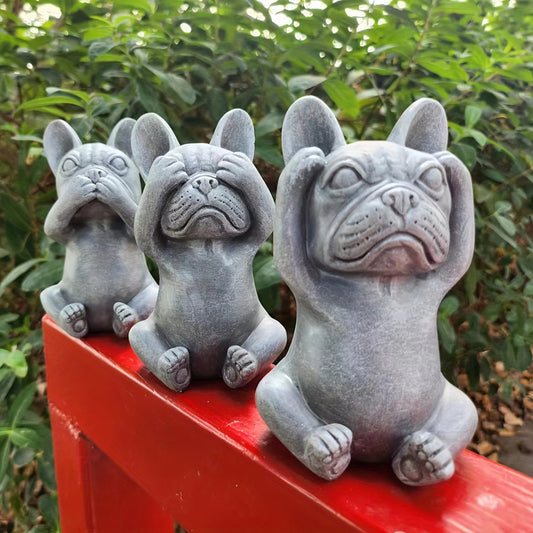 BonChien Frenchie resin statue