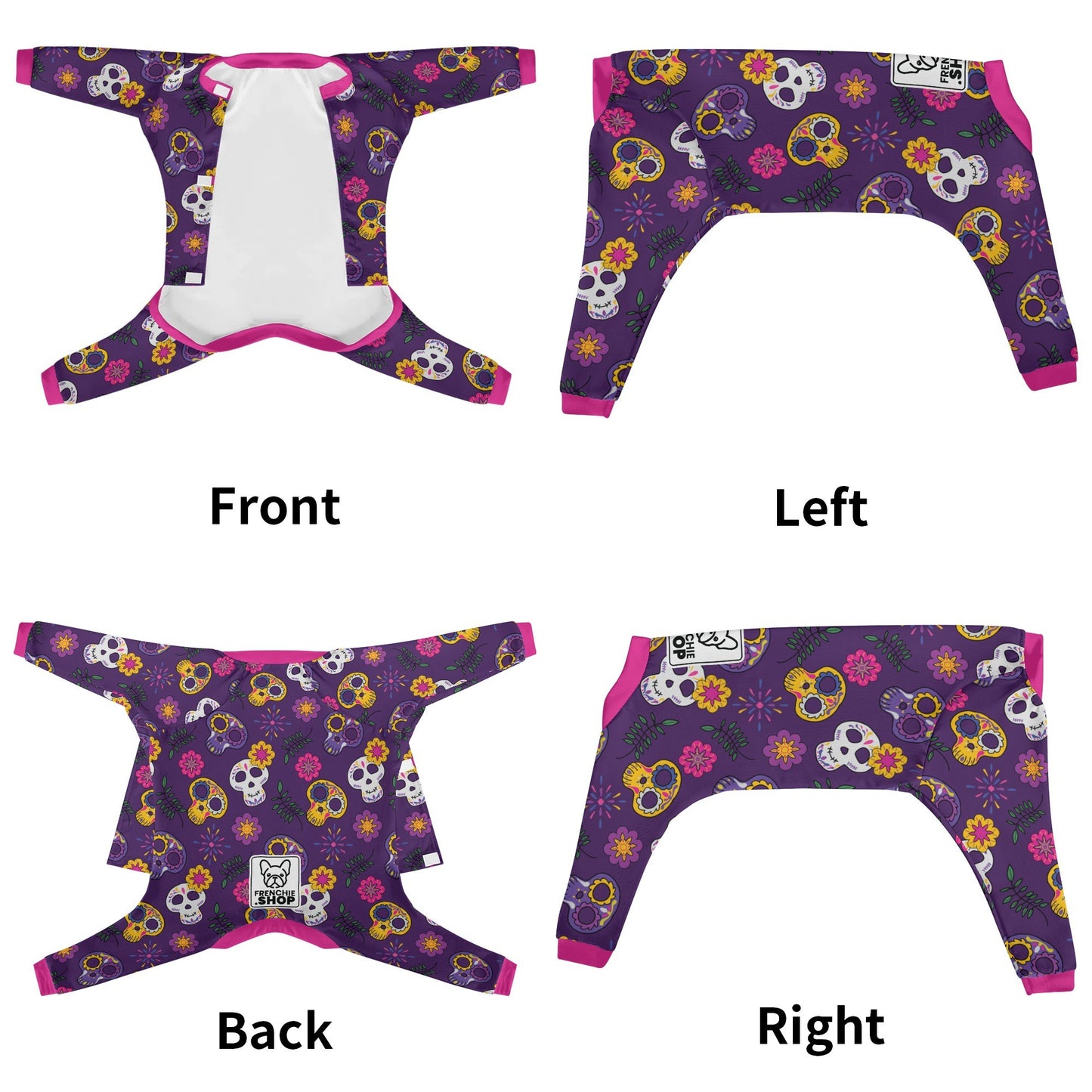 Bow French bulldog Pajamas product details
