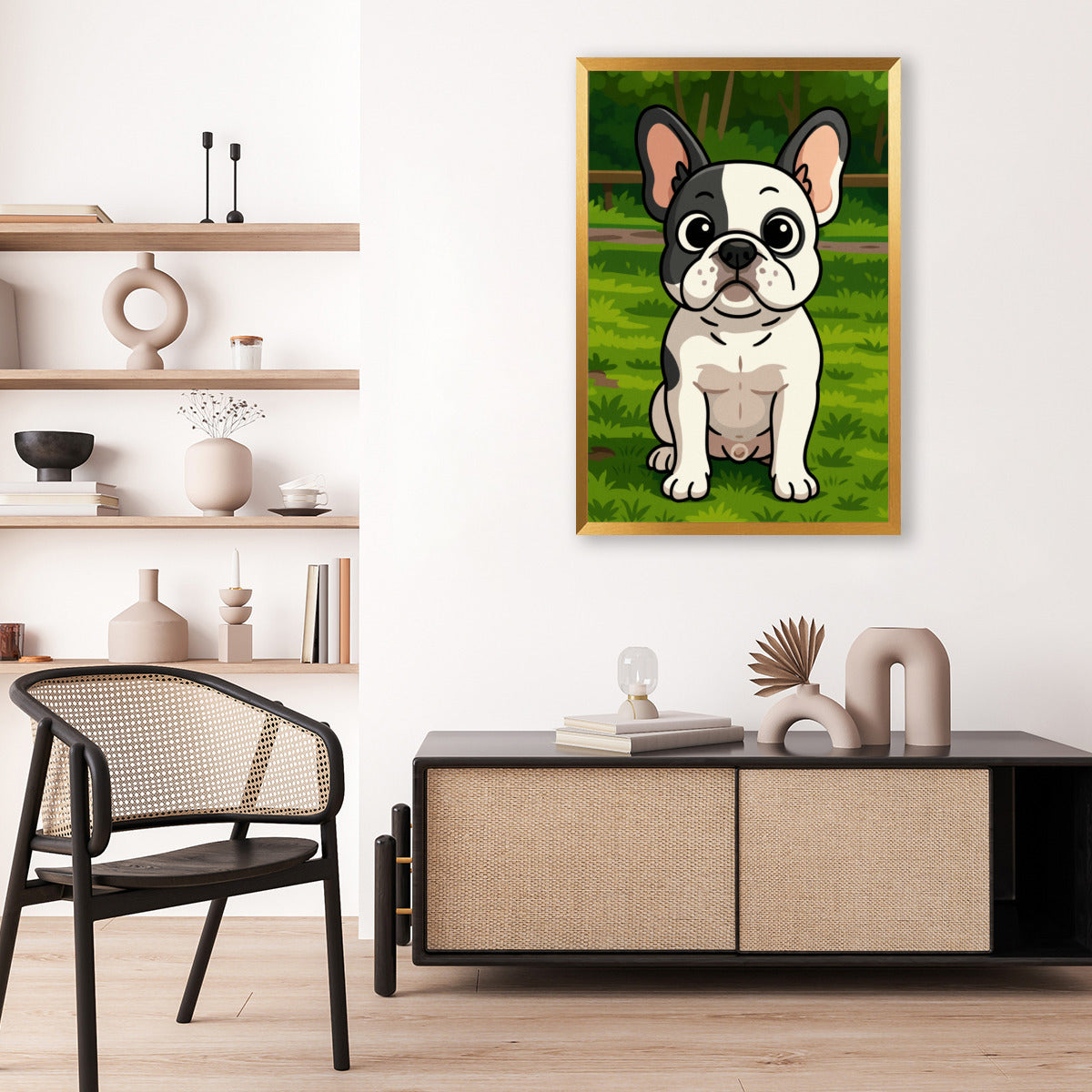 Benji - Personalized Vertical Framed Poster • Wall Decoration