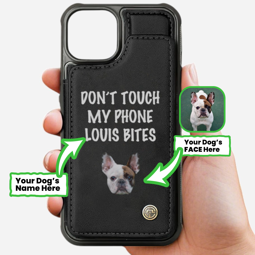 Dot - Personalized  Leather Wallet Case for for iPhone & Samsung