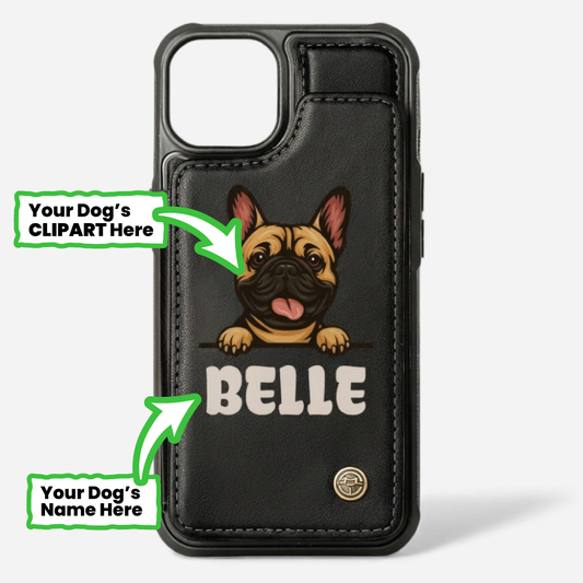 Molly - Personalized  Leather Wallet Case for for iPhone & Samsung