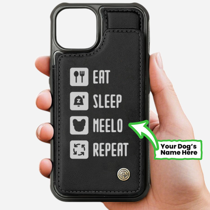 Nala - Personalized  Leather Wallet Case for for iPhone & Samsung