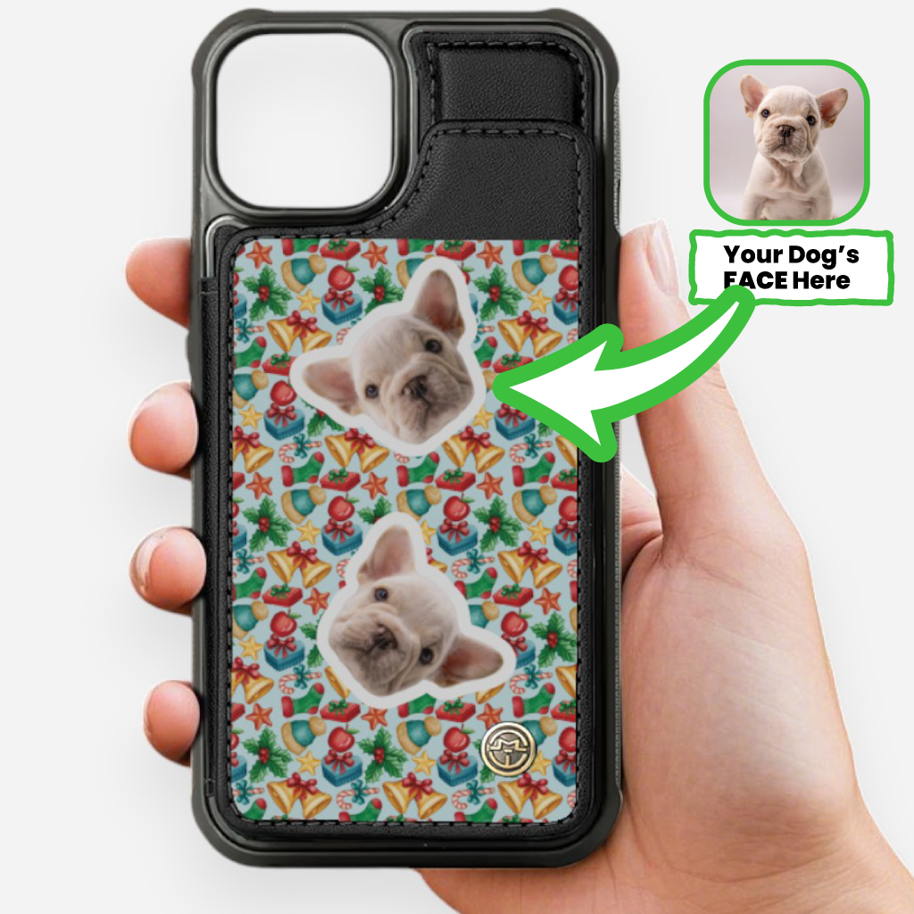 Ames - Personalized  Leather Wallet Case for for iPhone & Samsung