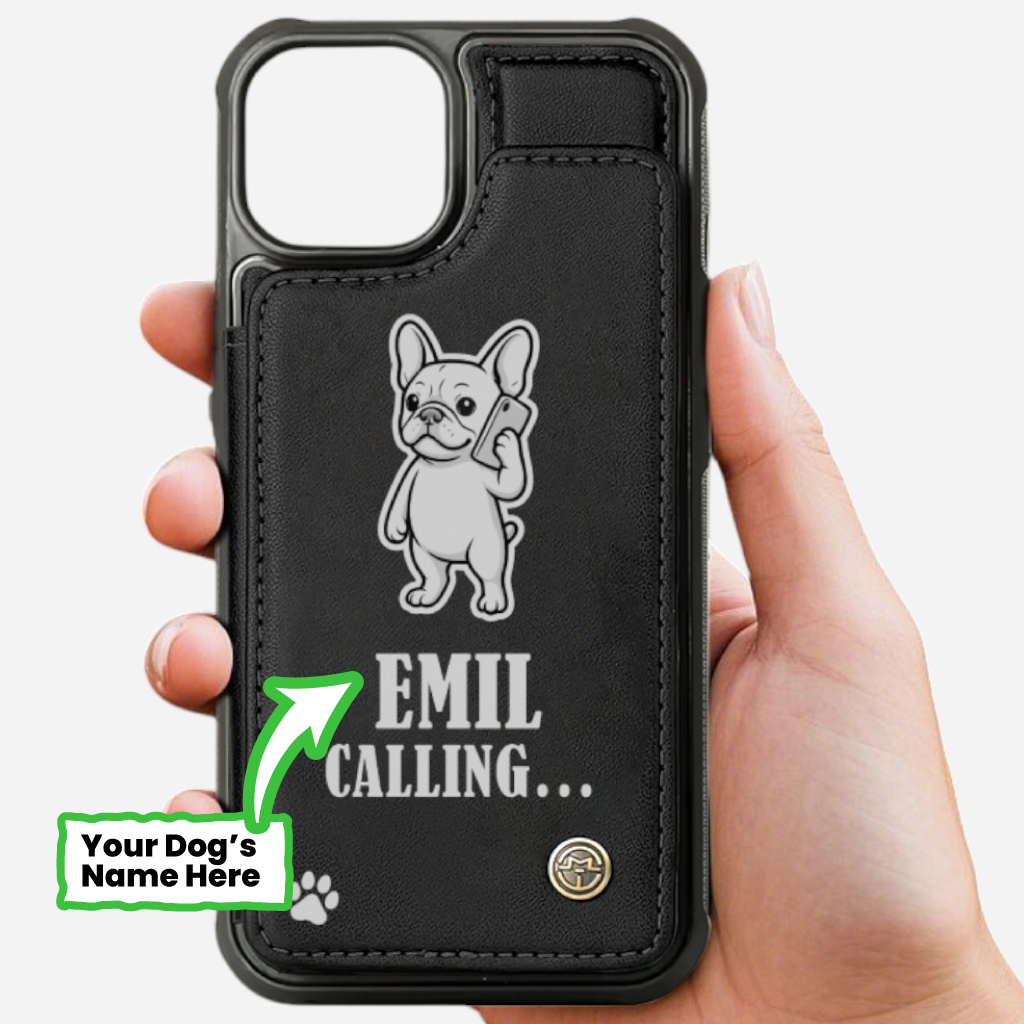 Lola - Personalized  Leather Wallet Case for for iPhone & Samsung