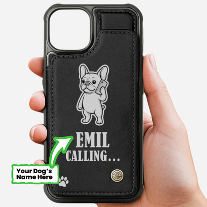 Lola - Personalized  Leather Wallet Case for for iPhone & Samsung