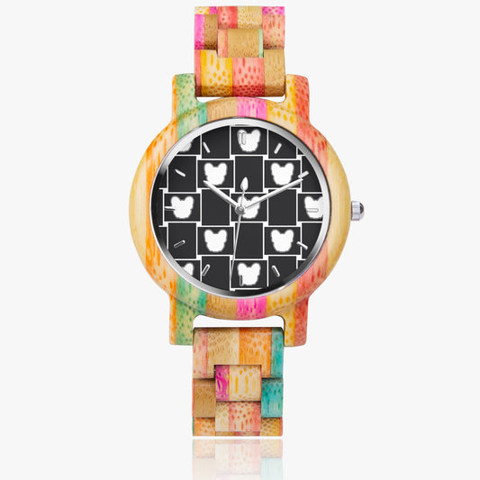 Ames - Stylish Wooden Watch for Frenchie Lovers