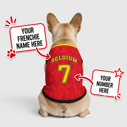 Personalized belgium home - jerseys for Frenchies