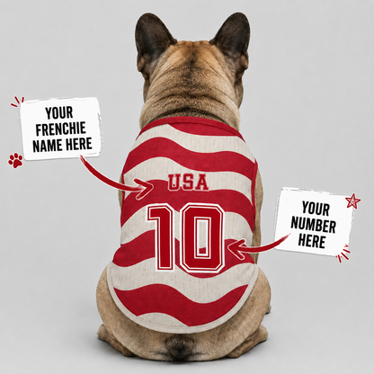 Personalized usa home - jerseys for Frenchies
