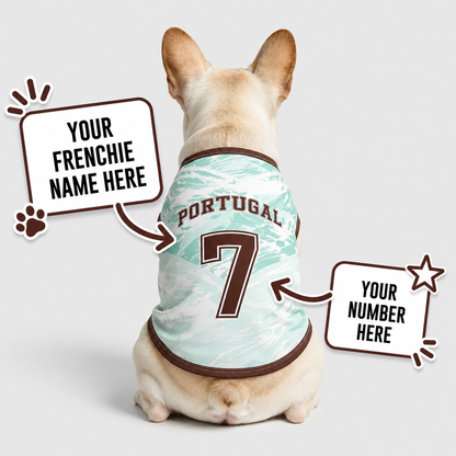 Personalized portugal away - jerseys for Frenchies