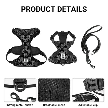Dahlia No-Pull French Bulldog Harness product details