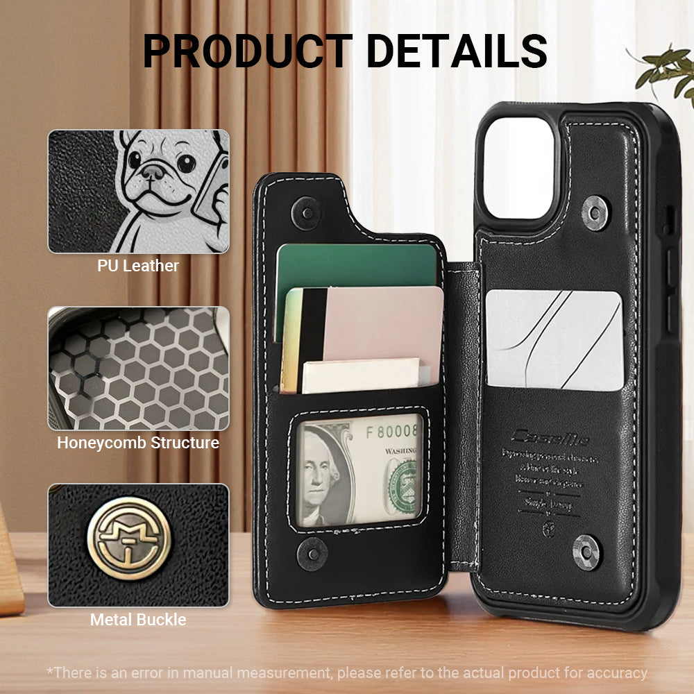 Lola - Personalized  Leather Wallet Case for for iPhone & Samsung