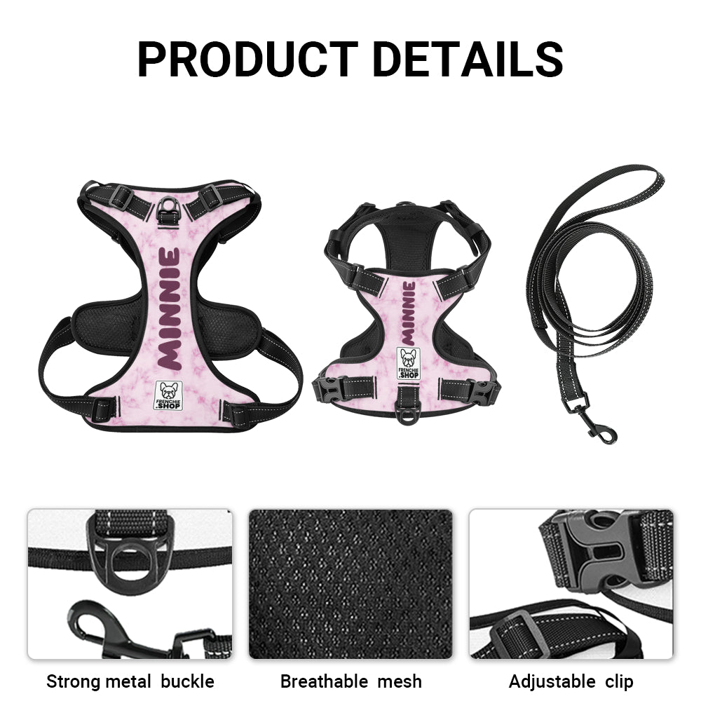 Herbie - Personalized No-Pull French Bulldog Dog Harness