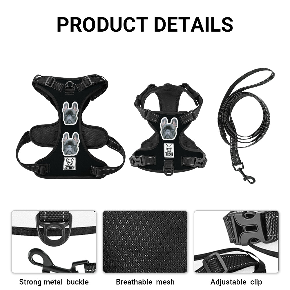 Esther - Personalized No-Pull French Bulldog Dog Harness