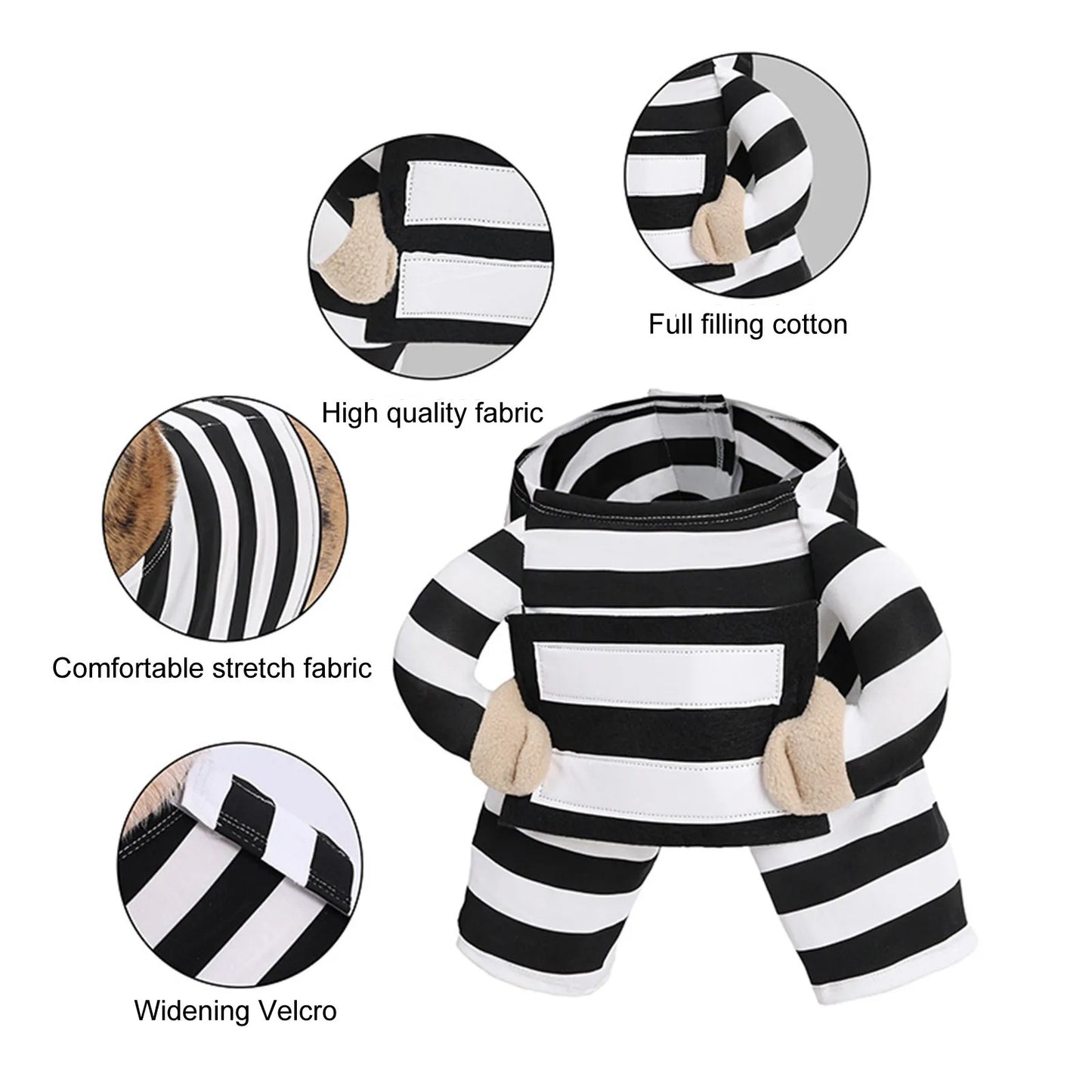 DoxiJail-Frenchie-Prisoner-Costume