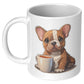 Enchanting Frenchie Mug - The Purrfect Mug for Dog Lovers