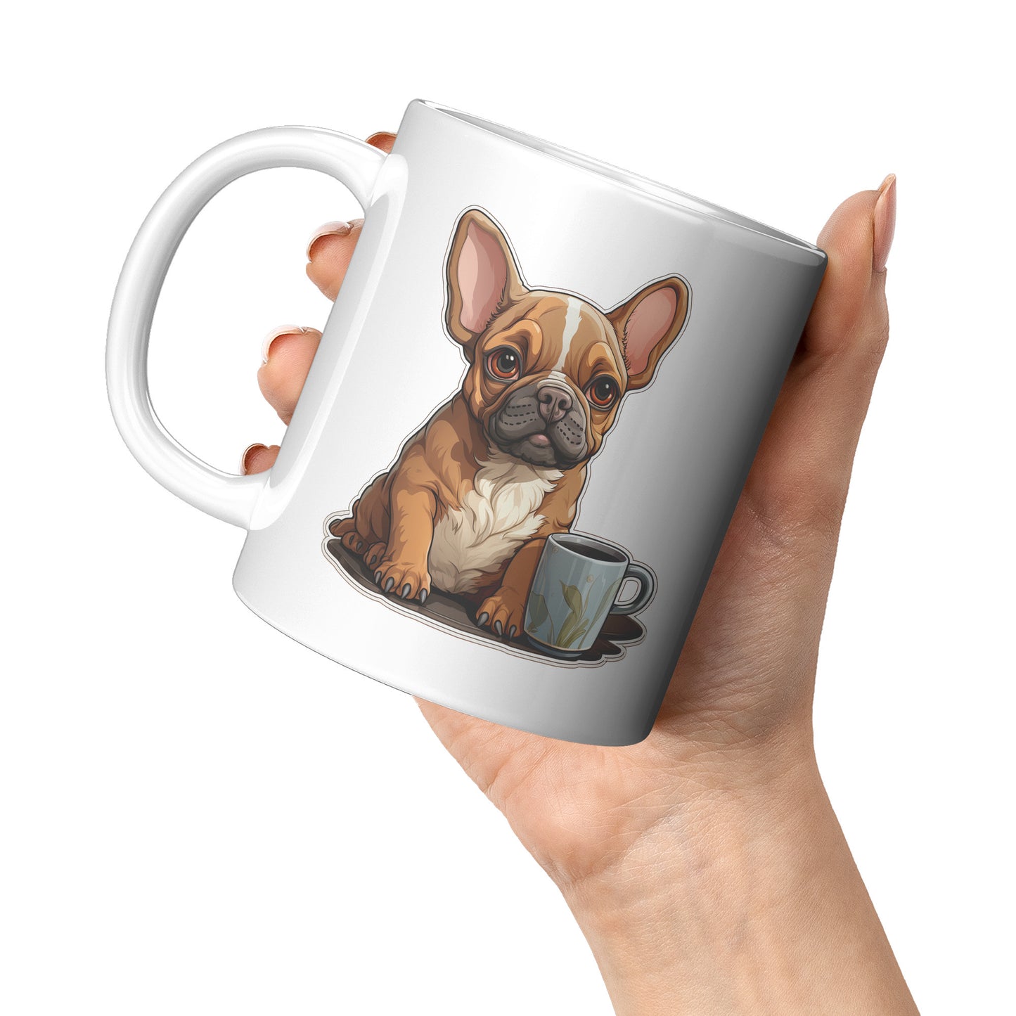 Delightful French Bulldog Artistry Coffee Mug - A Dog Lover's Dream