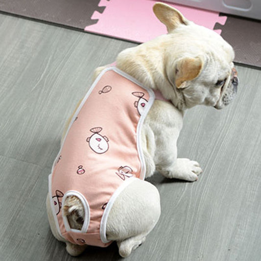 Female Frenchie Shorts Diapers Washable Underwear Sanitary Panties - Frenchie Bulldog Shop