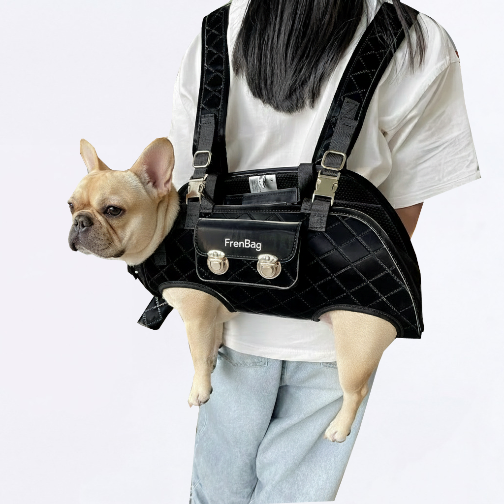 FrenBag Frenchie Backpack Carrier – Ergonomic Breathable Travel Dog Carrier