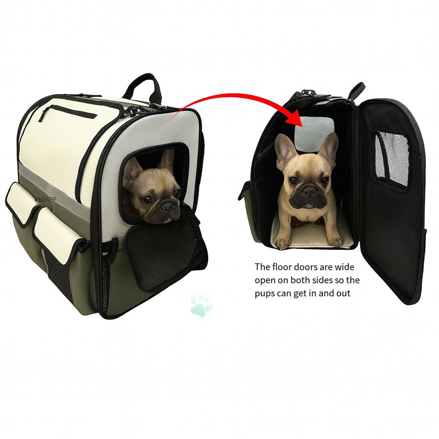 Sac à dos Frenbag Bouledogue Français – Transport mains libres pour chiot