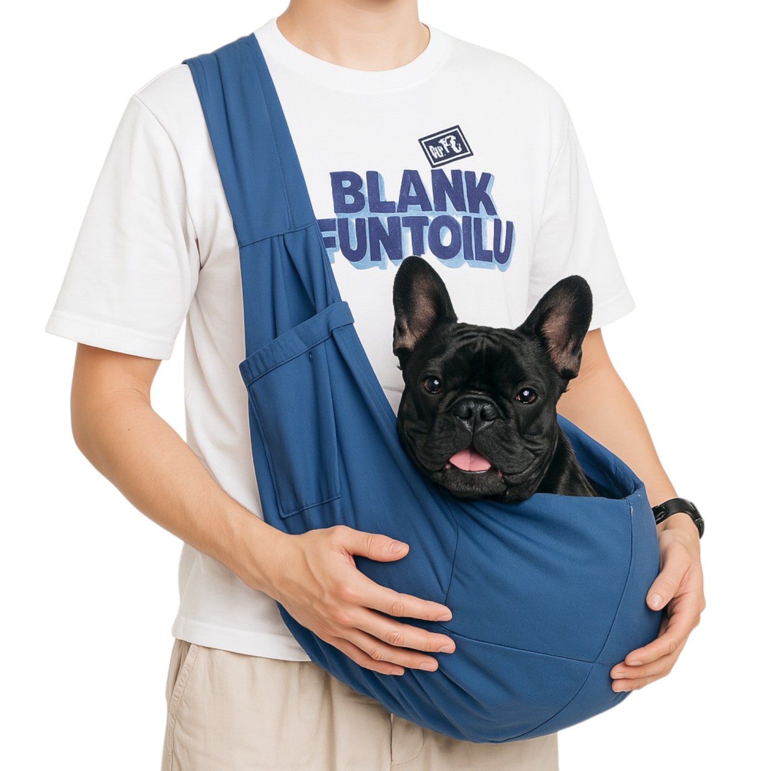 Frenchie Backpack Frenbag Frenchie Carrier – Ergonomic Travel Bag for Pets