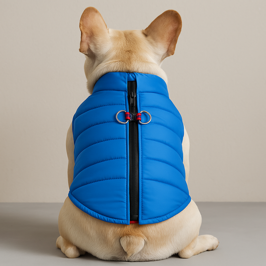 French-Bulldog-Winter-Vest-Warm-Puffer-Jacket-with-Zipper-and-D-Ring-Leash-Hook