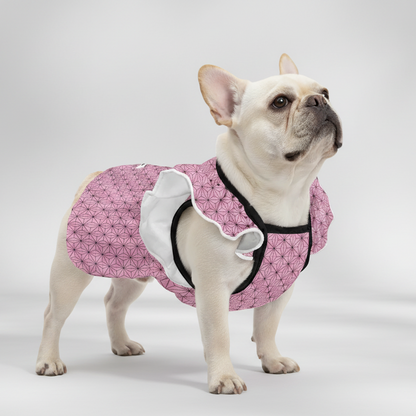 Peach- French Bulldog Dresses for Females
