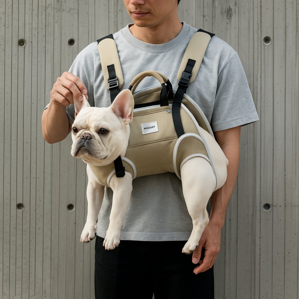 PawVoyage Frenchie Backpack Carrier – Soft Hands-Free Dog Backpack