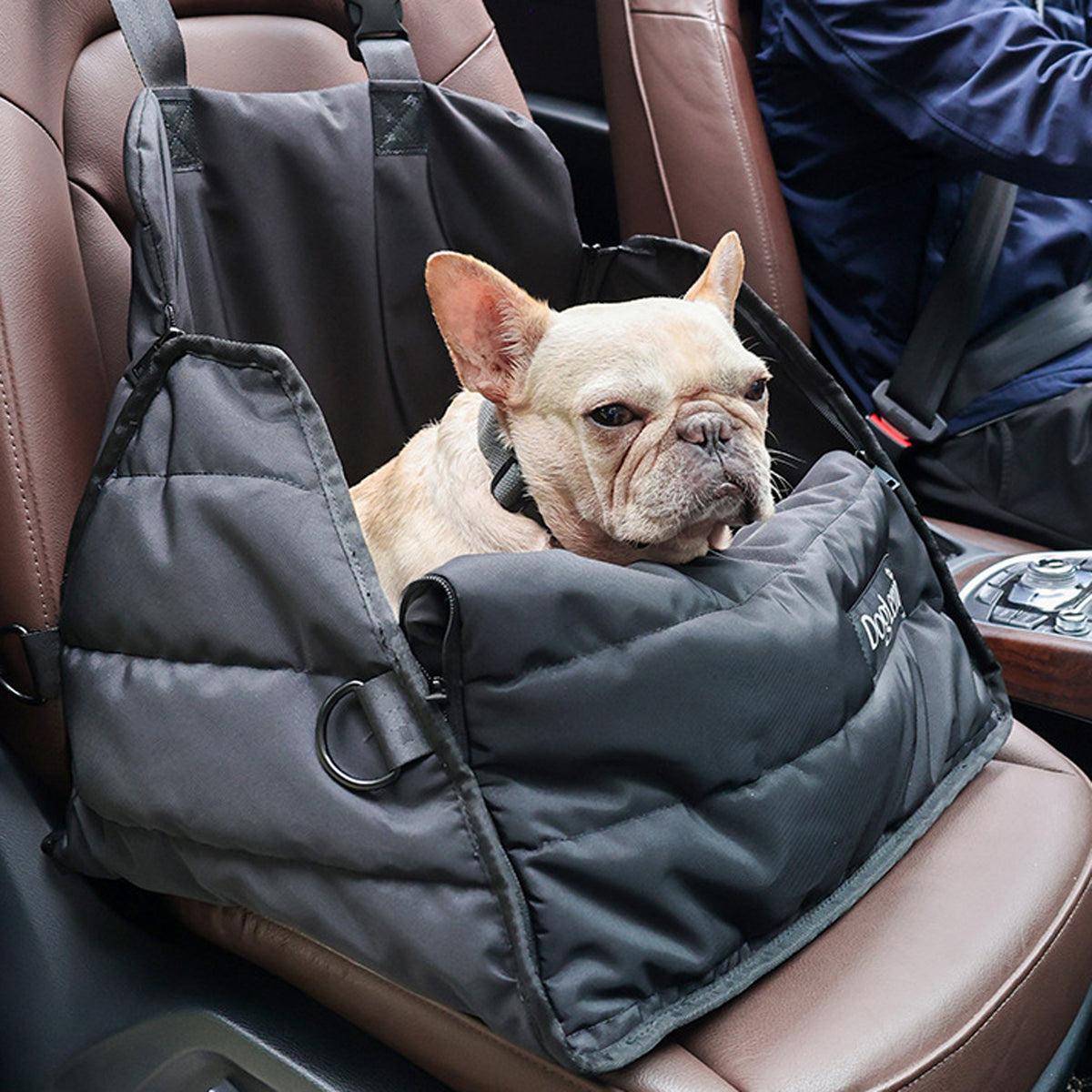 Frenchie Backpack PawPacker Pet Carriers for French Bulldogs Car Seat Bag with Multifunc ...