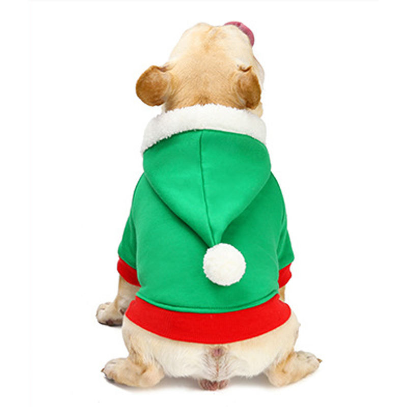 Frenchie-Christmas-Dress-red-green