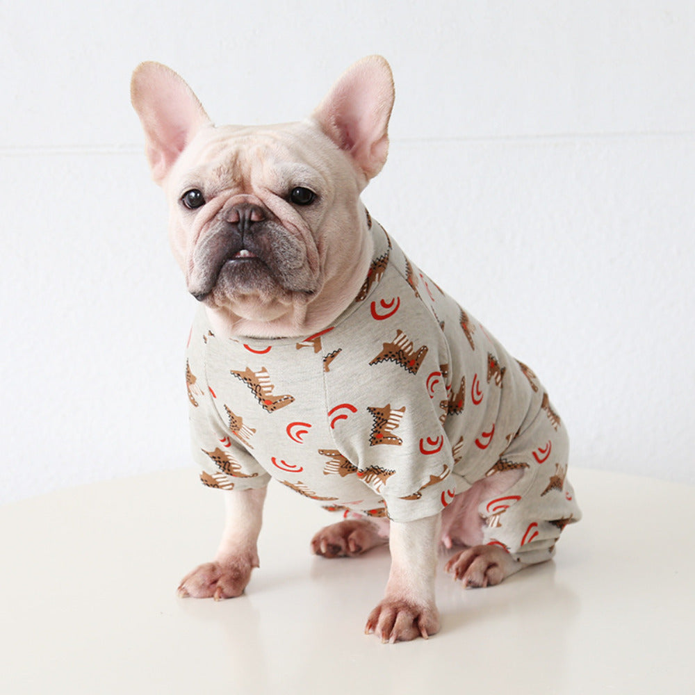 Frenchie-Pajamas-Cotton-Onesis-Suit-www.frenchie.shop