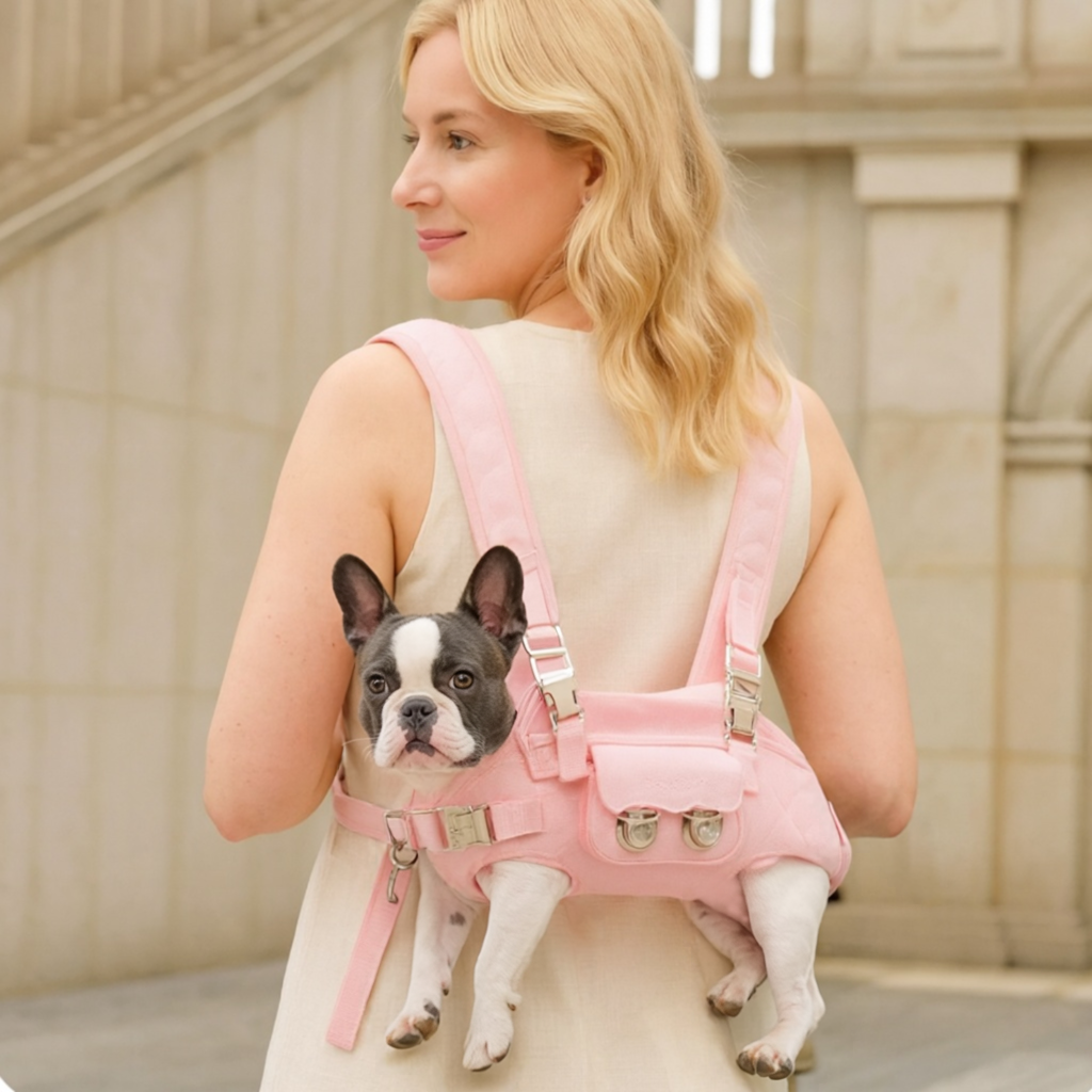 FrenBag Frenchie Backpack Carrier – Ergonomic Breathable Travel Dog Carrier