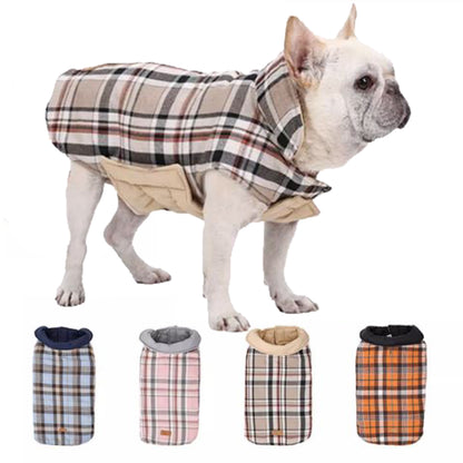 Frenchie Double-Sided Plaid Vest