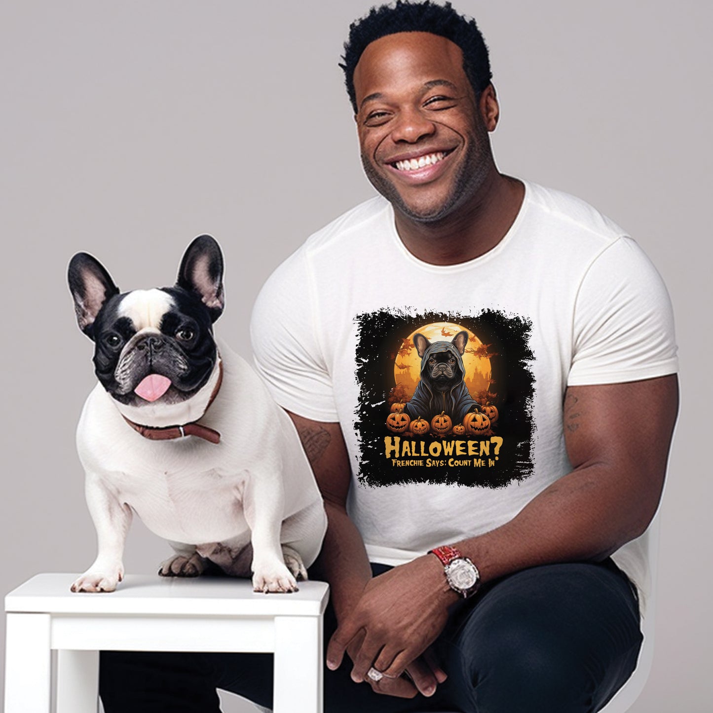 Frenchie Halloween - Unisex T-Shirt