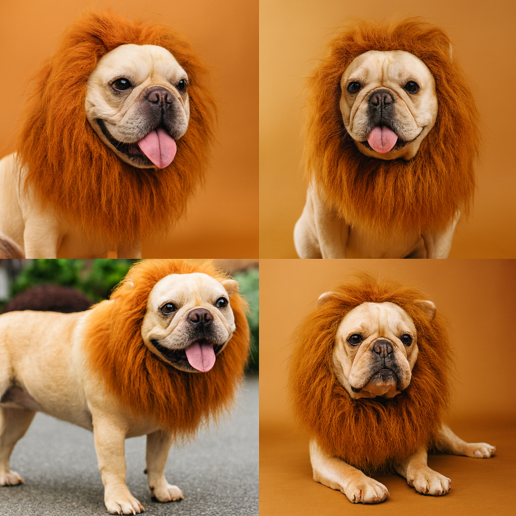 Frenchie Lion Costume