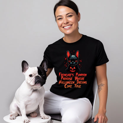 Frenchie Pumpkin Parade - Unisex T-Shirt