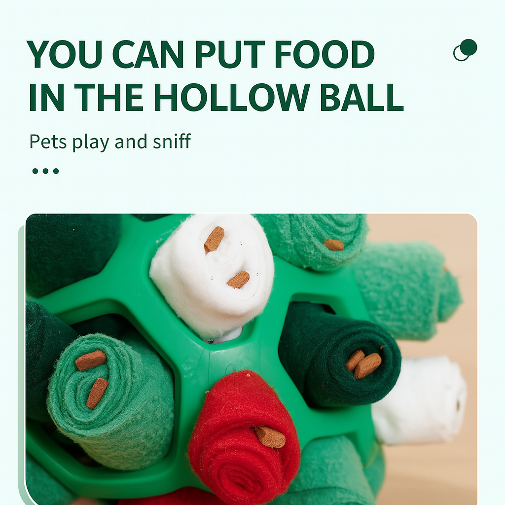 Frenchie Sniffing Puzzle Ball