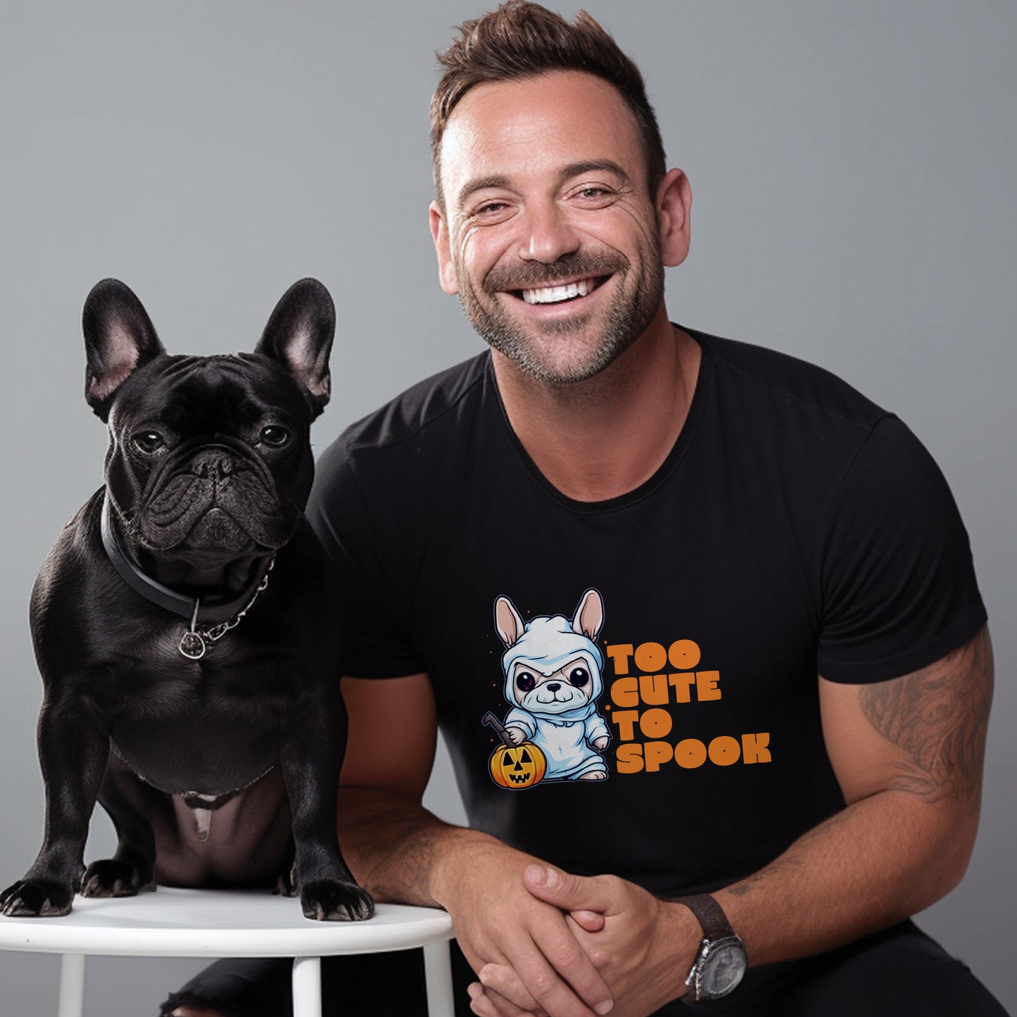 Frenchie Too Cute – Unisex T-Shirt