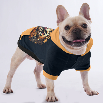"Frenchie town" print Hoodie for Frenchie